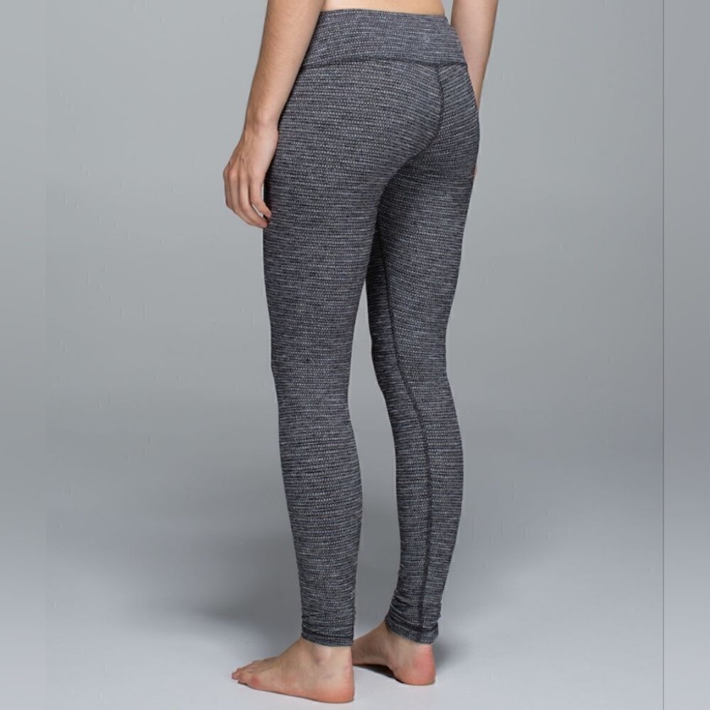 Lululemon Wunder Under Pant Coco Pique Black - Picture 2 of 9